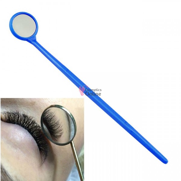 Oglinda pentru extensii gene false cu maner din plastic , art VTR 1115